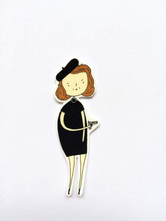 Mama Fratelli brooch